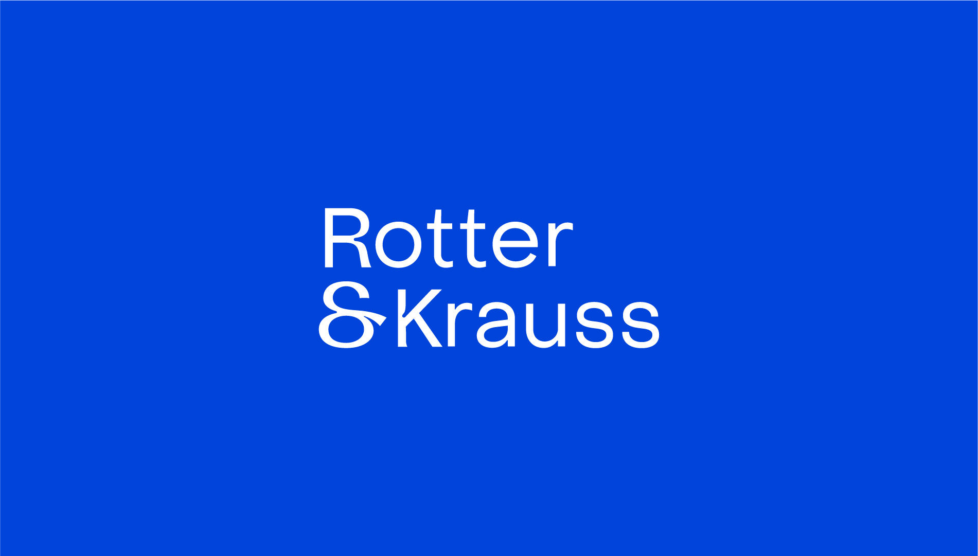 Rotter & Krauss logo on a blue background